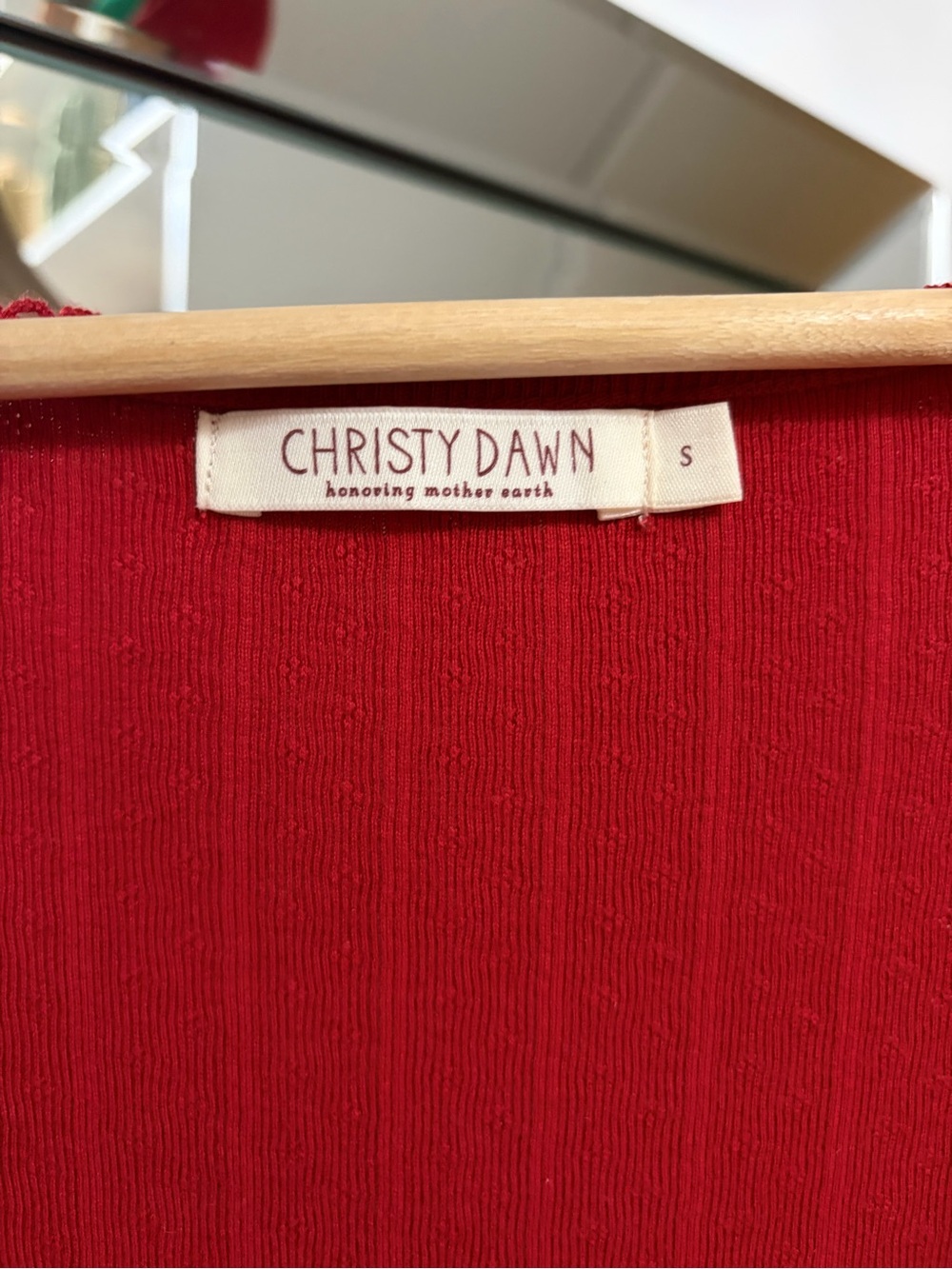 CHRISTY DAWN Ramona dress in crimson - Picture 10 of 15